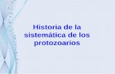 Historia de la sistemática de los protozoa