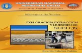 Mecánica de Suelos - Extracción y Muestreo de Suelos - Ricardo Palacios P.