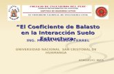 COEFICIENTE DE BALASTO
