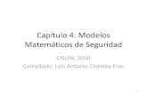 Clases del Capitulo 4 Modelos Matemáticos de Seguridad