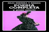Poesía completa y prosa selecta, Julio Herrera y Reissig