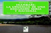 Libro INAMBARI: la urgencia de una discusión seria y nacional. Por Ing.José Serra