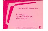 El Arte y La Ciencia Del Arte, Rudolf Steiner