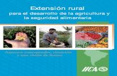 La extensión rural para el desarrollo de la agricultura y la seguridad alimentaria