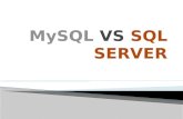 MySQL VS SQL SERVER diapositivas