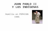 Juan Pablo II y Los Indigenas