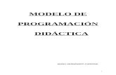 Modelo de programación didáctica