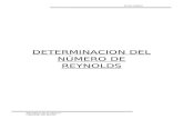 DETERMINACION DEL NÚMERO DE REYNOLDS PRACTICA 1