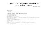 KERR JUDITH - Cuando Hitler Robo El Conejo Rosa