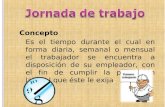 Jornada de trabajo en el Perú - Horario de trabajo - Derecho Laboral - DS 003 -97 - TR