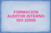 Auditor Interno ISO22000