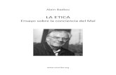 Badiou, Alain - La Etica, Ensayo sobre la conciencia del Mal