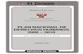 Perú: Plan Nacional de Derechos Humanos 2006 - 2010