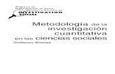 Guillermo Briones - Metetodología de la Invvestigación Cuantitativa en Ciencias Sociales