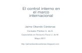 Control Interno en el marco internacional