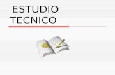 ESTUDIO TECNICO presentacion