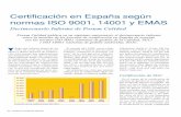 Informe Forum Calidad 2009 Certificaciones 9001_14001_EMAS