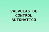 Válvulas de Control Automático