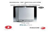 Manual Caldera Fagor CE20E