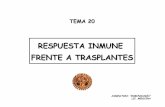 Tema 20_Aloinmunidad_Rechazo de Trasplantes