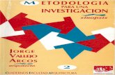 Metodologia de Investigación _ Jorge Vallejo Arcos