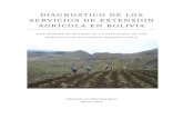 Diagnostico de la extensión agricola en Bolivia