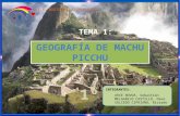 Geografia de Machu Picchu - Diapositivas