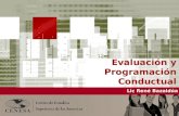 Evaluación y Programación Conductual