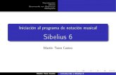 Introducción a Sibelius 6