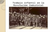 Trabajo infantil en la Revolución Industrial