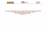 Cuadernillo de Actividades y de Evidencias de Aprendizaje 2011-1