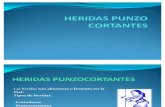 HERIDAS PUNZO CORTANTES