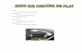 El Radio Que Funciona Sin Pilas