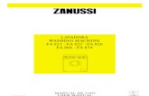 Manual Lavadora Zanussi