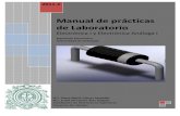 Manual de Prcticas de Laboratorio-Electronica I- UdeA 2011-2