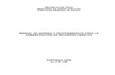 2008 Manual de Norma y Procedimientos para la administración de Recursos Hídricos