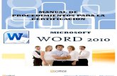 01 Introduccion de Word 2010