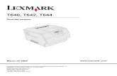 Manual Usuario Lexmarx T640-642 y 644