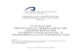 Grado en Ingenieria en diseño industrial y desarrollo de productos CRIA