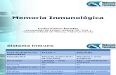 Memoria Inmunológica