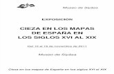 Cieza en los mapas de España en los siglos XVI al XIX