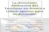 La dimensión Ambiental del Territorio en América Latina
