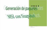 Generación de paquetes MSI con Snapshot