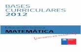 Base Curricular 2012 Matemática 13-11-11