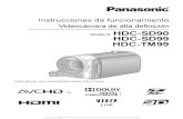 Instrucciones HDC-SD90 HDC-SD99 HDC-TM99