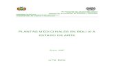 69936 Plantas Medic in Ales en Bolivia Estado de Arte