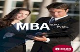 Folleto del MBA Tiempo Parcial 2012-I