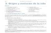 Origen y evolución de la vida (CMC T3)