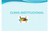 CLIMA INSTITUCIONAL.- DIAPOSITIVA