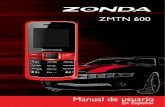 Zonda ZMTN600 Manual